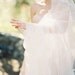 Wedding Veil, Polka dot veil, lace, Circular lace veil - Allure