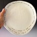 White ceramic Serving platter personalized - handmade tableware - host gift - housewarming Unique Organic Serving Platter
