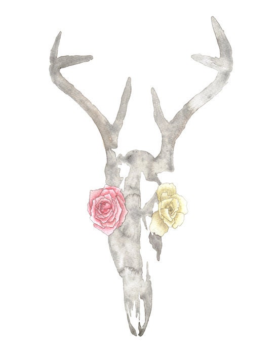 in bloom - 5x7 print of an original watercolor painting
