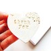 Thank You Wedding Favor Tags Favors Tag Personalized Gift Hang Tag Set of 20 Product Packaging Clay Heart Lace Vintage Shabby Chic Wedding