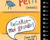 Kids Growth Chart in French