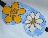 Summer SKIES & FLOWERS Five Layer LUXURY Cotton Sleep Eye Mask