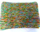 Wool Rainbow Baby Blanket ready to ship