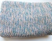 Wool Pastel Baby Blanket ready to ship