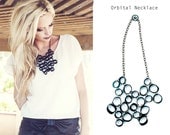 ORBITAL - Recycled Bike Inner tube Necklace - ecoFABULOUS