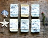 6 Soap Samples, soap set, cold process soap, natural soap, homemade soap, vegan soap, herbal soap, you choose scents