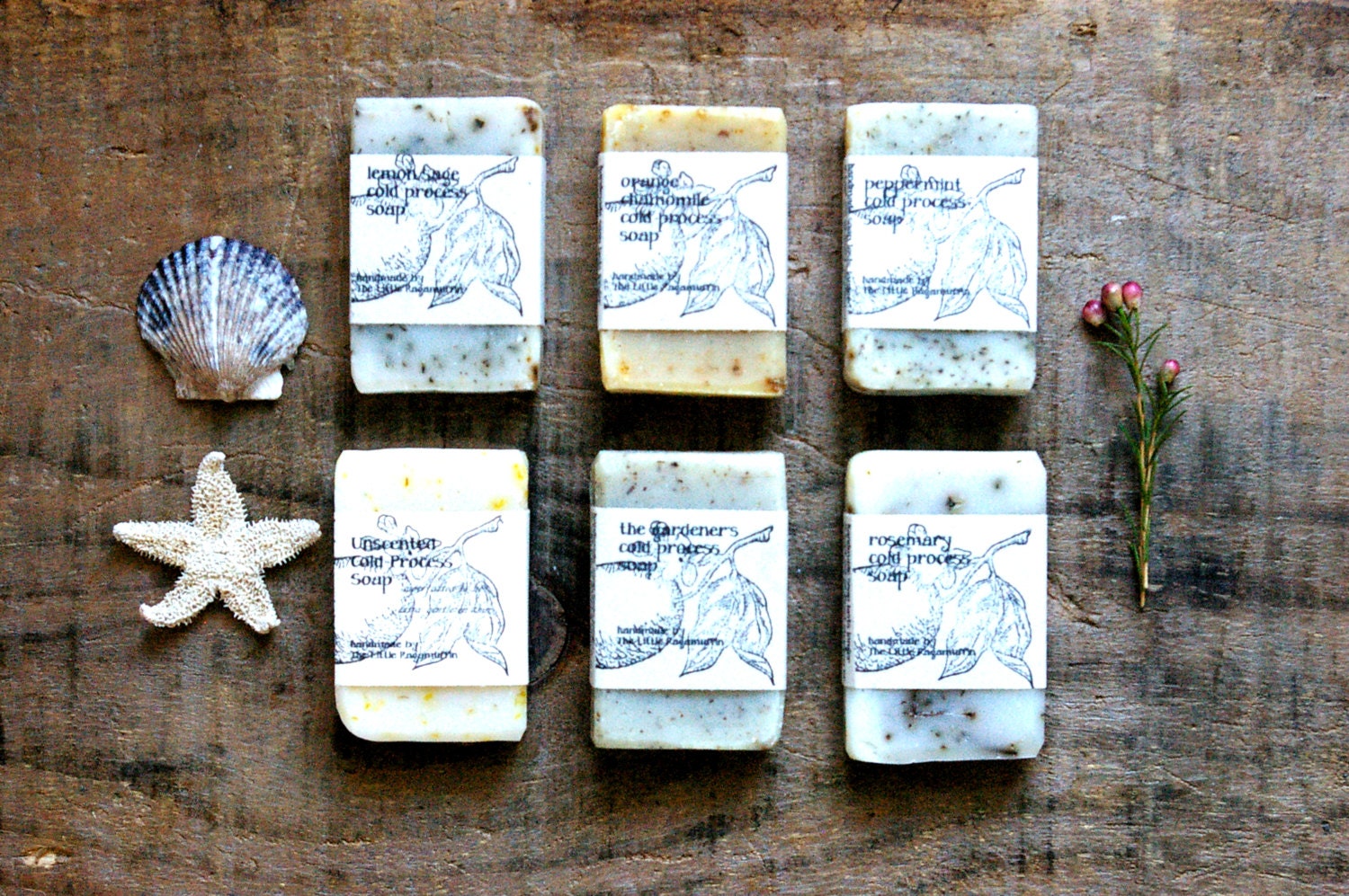 6 Soap Samples, soap set, cold process soap, natural soap, homemade soap, vegan soap, herbal soap, you choose scents