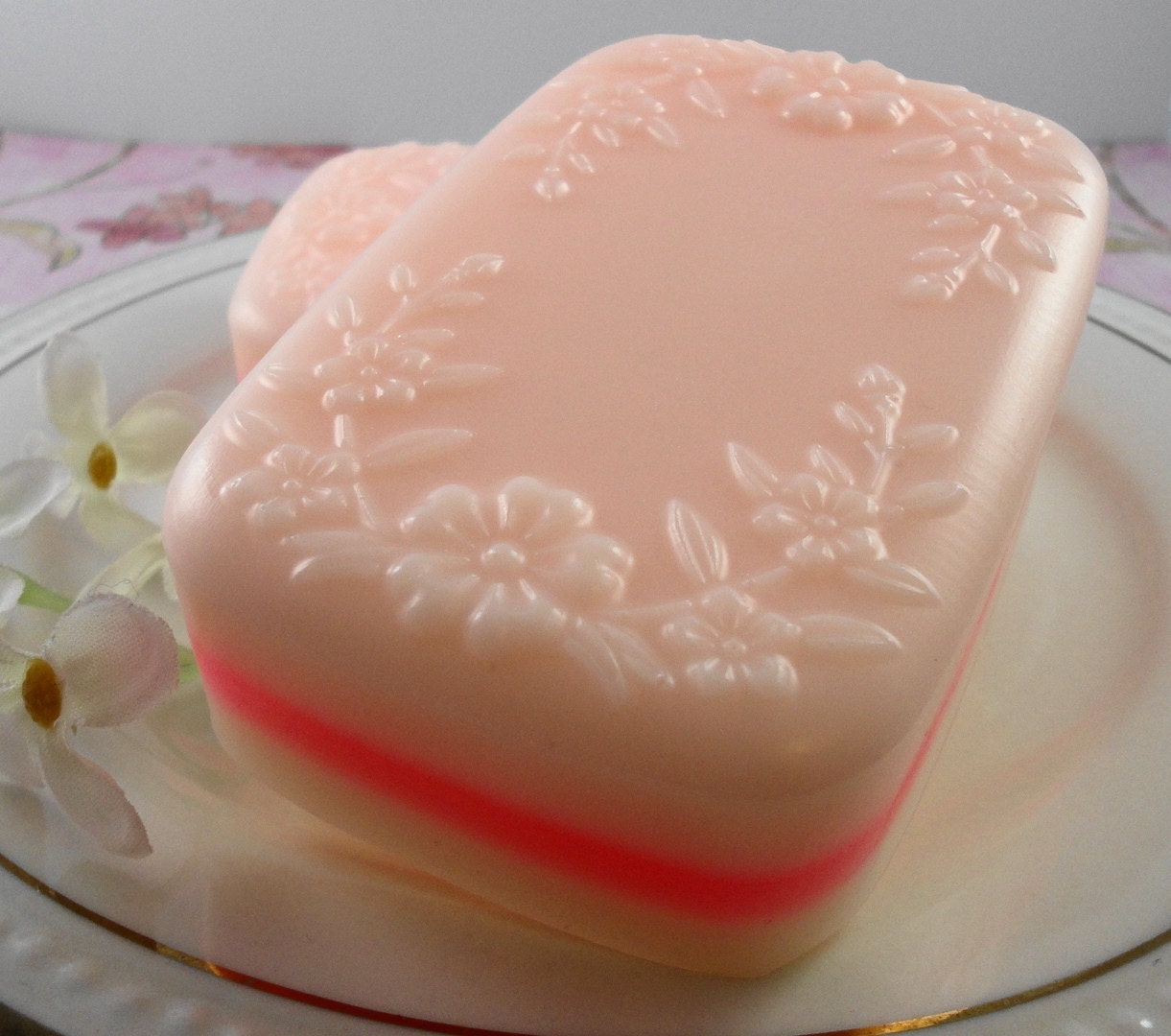 Soap - Cherry Blossom Soap made with Goats Milk - Handmade Soap - Spring