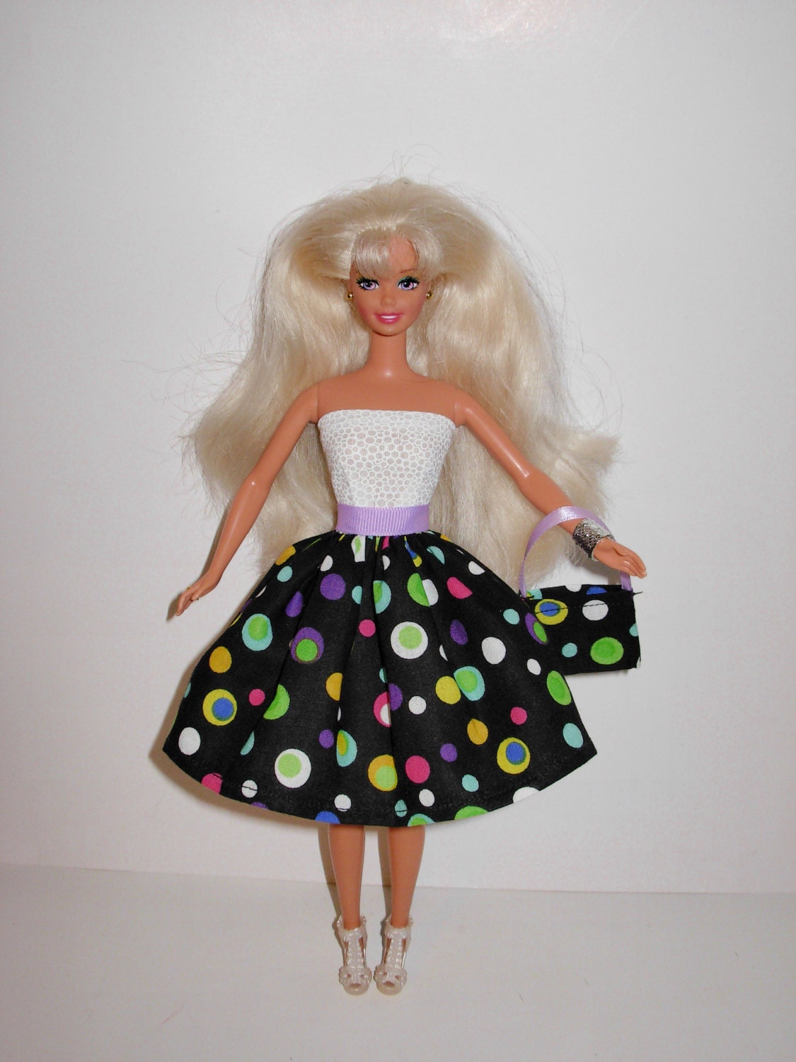CUTE dress and bag 4 barbie doll