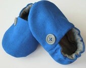 NEW Spring 2013 linen baby shoes  soft baby shoe ...pick color...newborn to 24 months...by birdy boots on Etsy