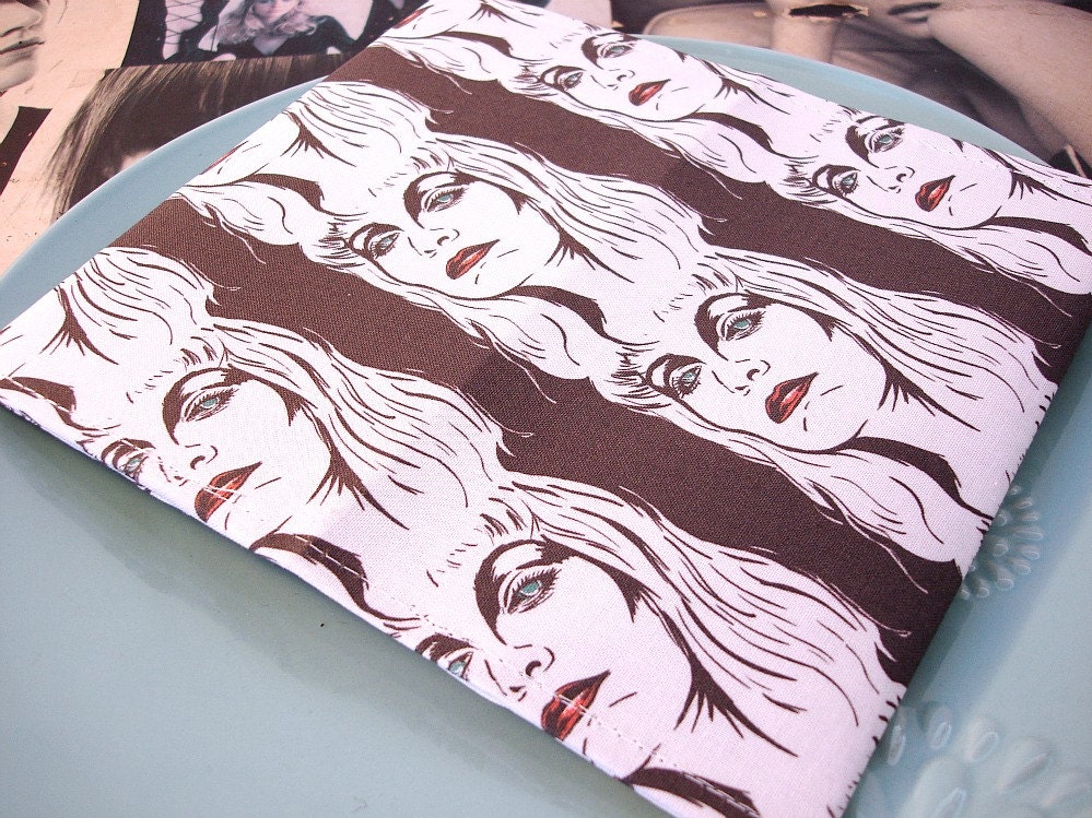 Gray Laura Palmer Twin Peaks Checkbook Cover