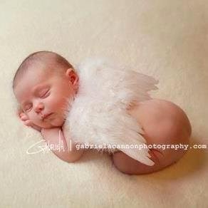 Baby Angel wings, you choose color either white or pink angel wings. Ready to ship. Great newborn photography prop