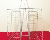 Vintage Bike Wire Basket Bicycle Double Book Rear Basket Cruiser Style Industrial Weight
