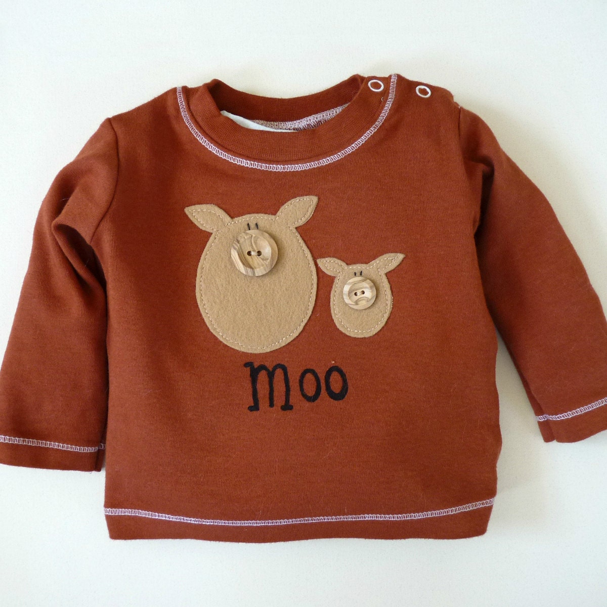 Cow Shirt : 3 Months To 18 Months