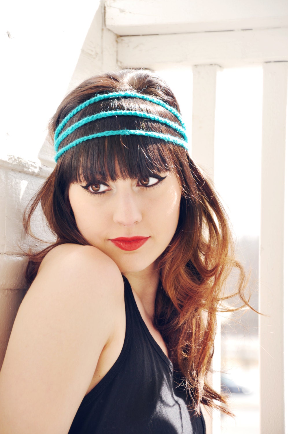 Crochet 3 string headband