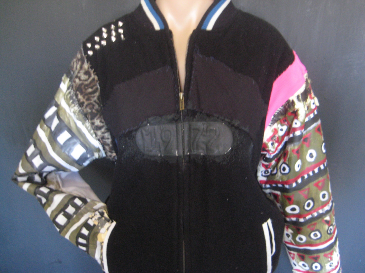upcycled snake sun jacket