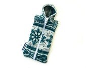 iPhone 5 Case / Samsung Galaxy 3 Case / Hoodie Case / Android Case (Green Snowflake)