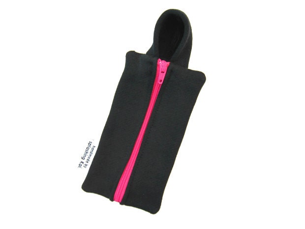 iPhone 5 Case / Samsung Galaxy 3 Case / Hoodie Case / Android Case (Black - pink)