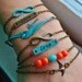 Swallow Bracelet. Stacking Bracelets. Layering Bracelets. Sparrow Bracelet. Trendy Bracelets. Bestfriend Bracelet.