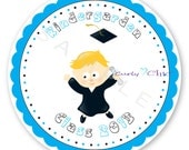 Graduation Personalized Stickers -Personalized Stickers or Labels for your Favors -Choose Size-