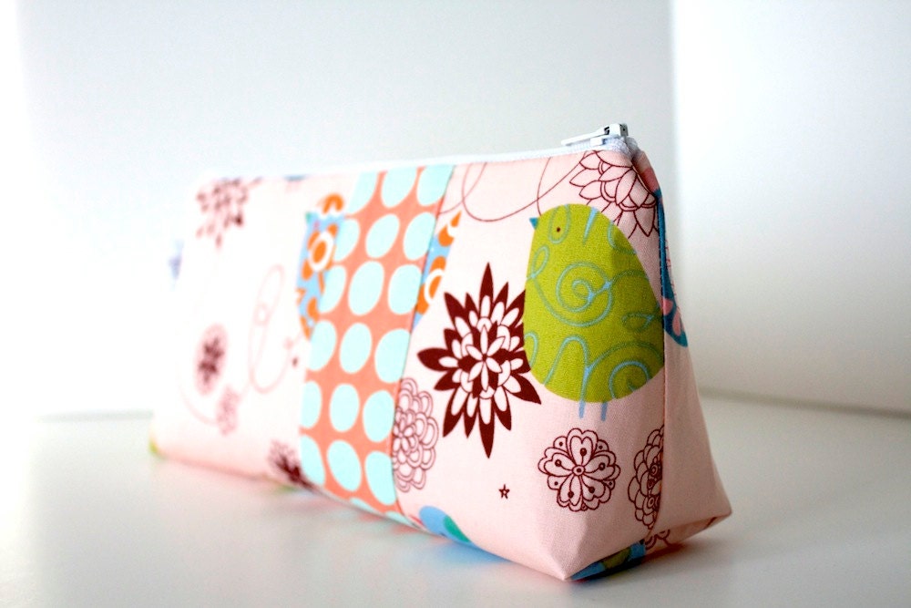 NEW Personalized Cosmetic Makeup Bag - Peeps - Made to Order