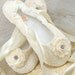 Bridal Flats- Ballerina Slippers in Ivory with Embroidered lace, Handmade Flowers and Jewels
