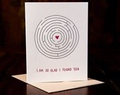 So Glad I Found You letterpress card - single