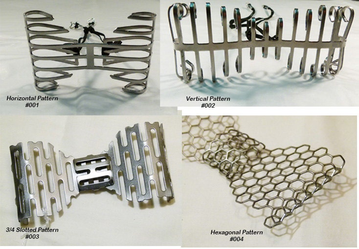 Metal Neck Bow Tie, Steel, Various Patterns
