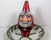 Santa Candy Dish Wood Carving by LLA Carve