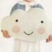 Knit Cloud Pillow :) ECRU