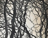 Tree No. 17 Hand Pulled Fine Art Woodblock Print