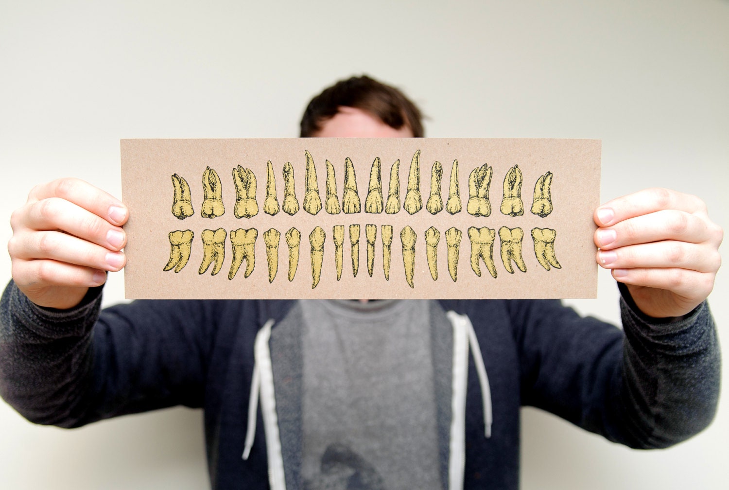 Gold TEETH Screen print