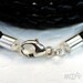 3 turns spectra bracelet, 5mm wide silver plate with longitude latitude engraved