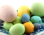 Pastel Styrofoam Easter Eggs Set of 17