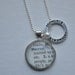 Vintage Dictionary  Necklace Pendant NURSE with charms