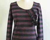 Aysmmetric Ruffle Tee