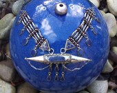 Striking handmade Blue Lapis Necklace. Afghan Tribal . Hand made.