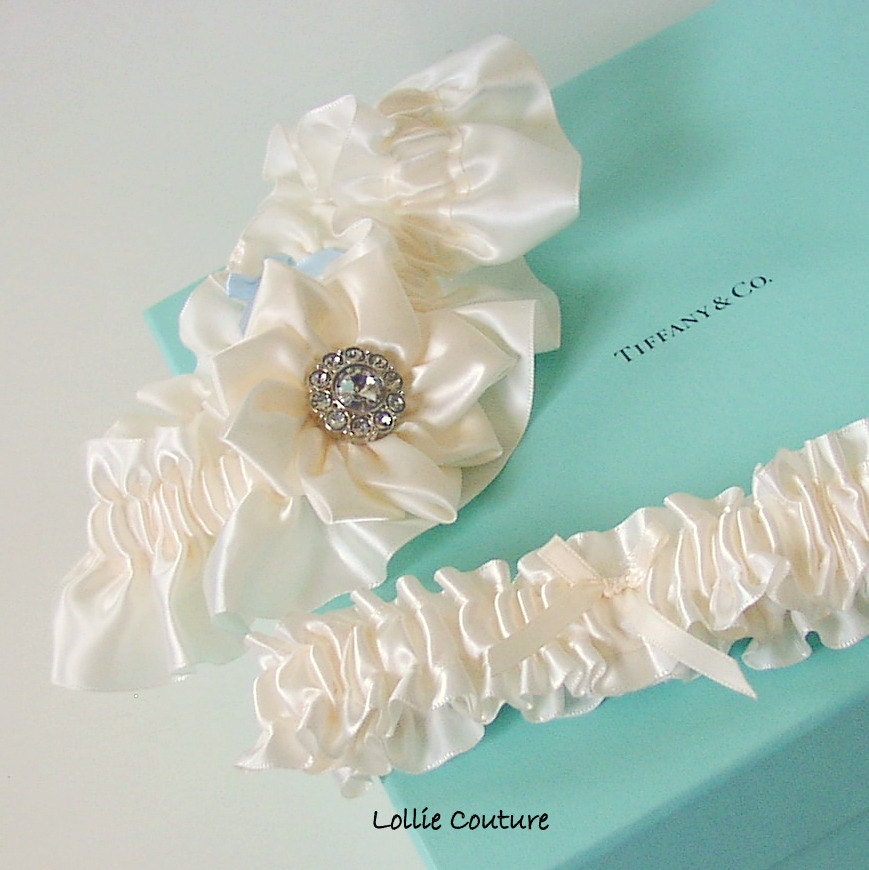 Bridal Garters - Wedding garter set - Wedding Garters