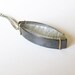 Green Quartz Marquis Talisman Pendant no.14 Oxidized Silver 18k