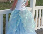 The Secret Boutique Sheer Irridescent Bustle