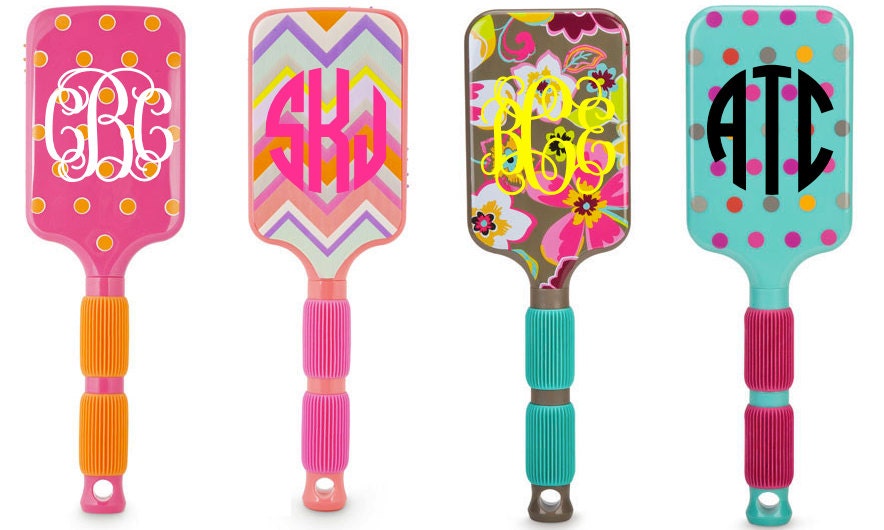 Monogrammed Paddle Hair Brush