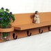 Shelf with Jar Vase and Key Hooks - Key Holder