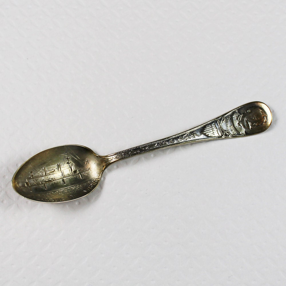 Vintage Souvenir Spoon of Flagship Olympia Boston