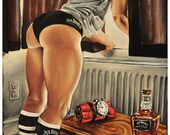 JEREMY WORST Single barrel Original Painting