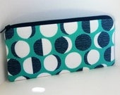 Moon Phases Zippered Pencil Pouch