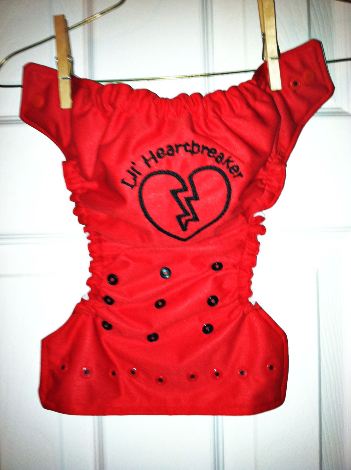 Heart Breaker OS Pocket Cloth diaper