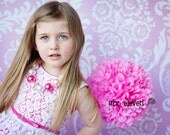 Girl's Chunky Necklace  - Classic Pink Pearl
