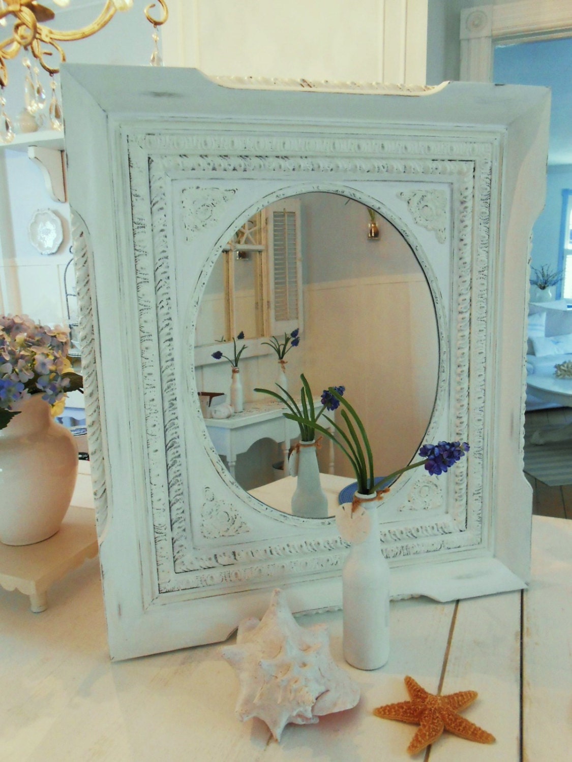 Mirror shabby chic, furniture, beach, cottage