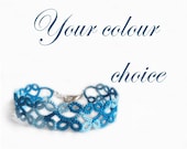 Custom Lace Bracelet - Your Colour Choice - Lillian