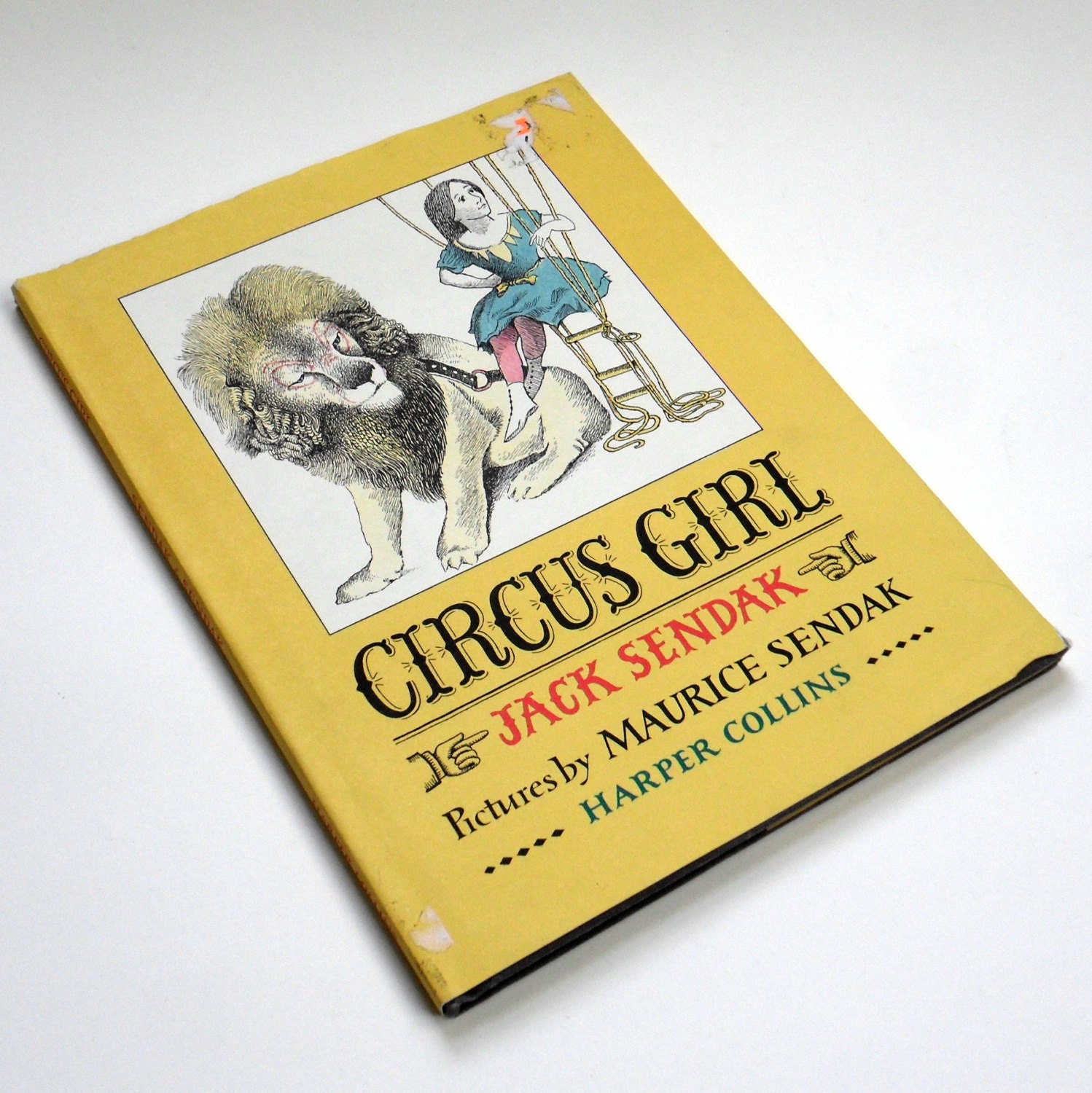 Shop Sale / Circus Girl by Jack Sendak 1985 / A Circus Girl Dreams About the People Who Come to the Circus